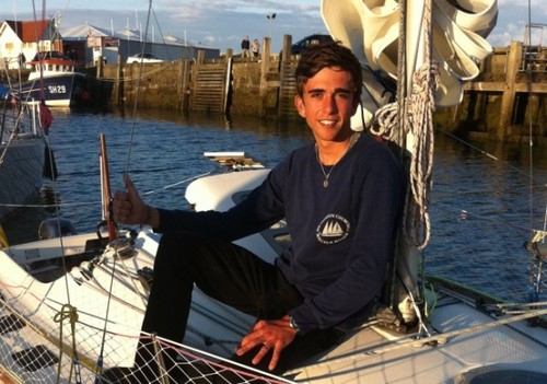 18-year-old Tom, more than half way through his single-handed challenge ©  SW